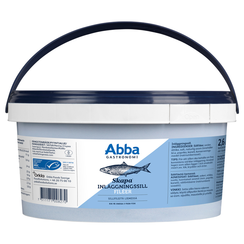 Abba Seafood Whole Herring Fillets 2.6kg