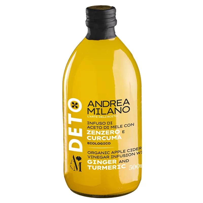 Andrea Milano Cider Vinegar with Ginger and Turmeric 500ml