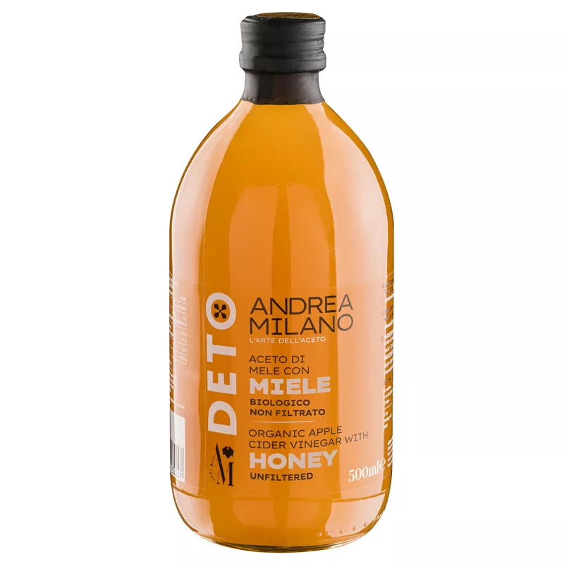 Andrea Milano Deto Cider Vinegar with Honey Unfiltered 500ml