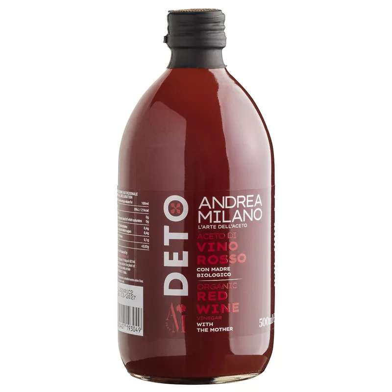 Andrea Milano Deto Red Wine Unfiltered Vinegar 500ml