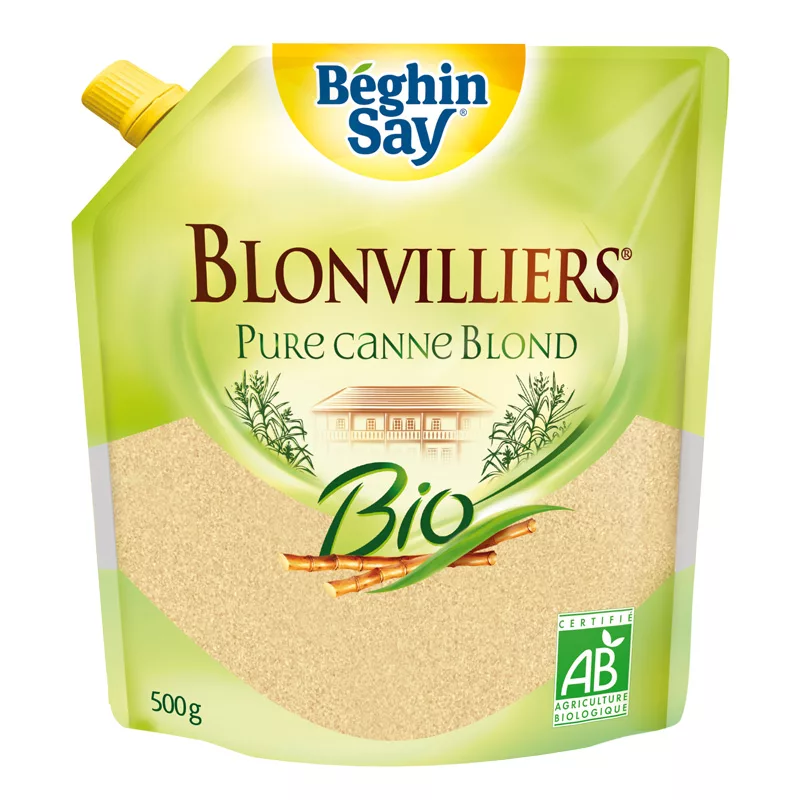 Béghin Say Blonvilliers Organic Brown Sugar 500g