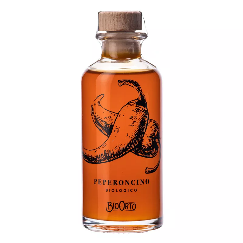 BioOrto Organic Dressing Extra Virgin Olive Oil Chilli Pepper 100ml