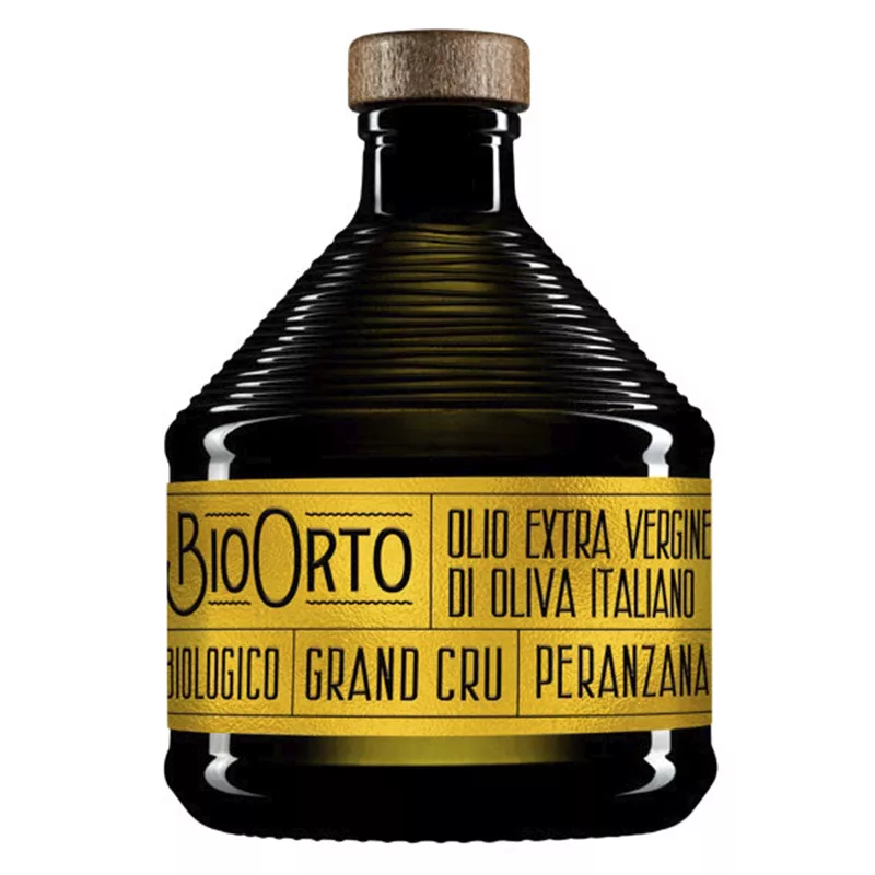 BioOrto Organic Extra Virgin Olive Oil Monocultivar Peranzana Grand Cru 500ml