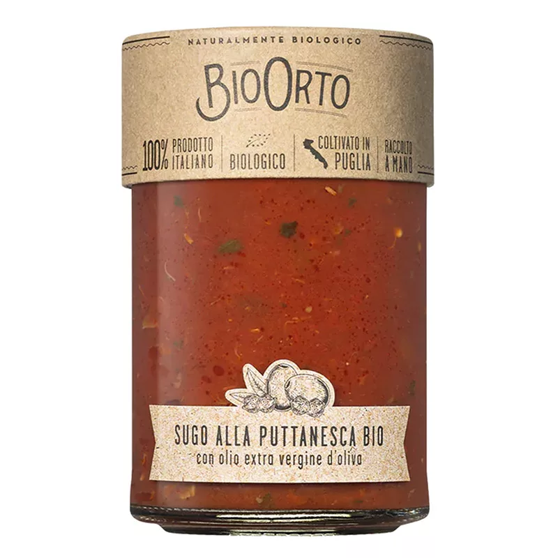 BioOrto Organic Puttanesca Sauce 350g