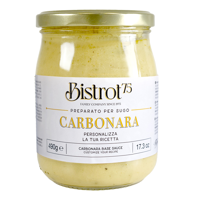 Bistrot 75 Carbonara Base Sauce 490g