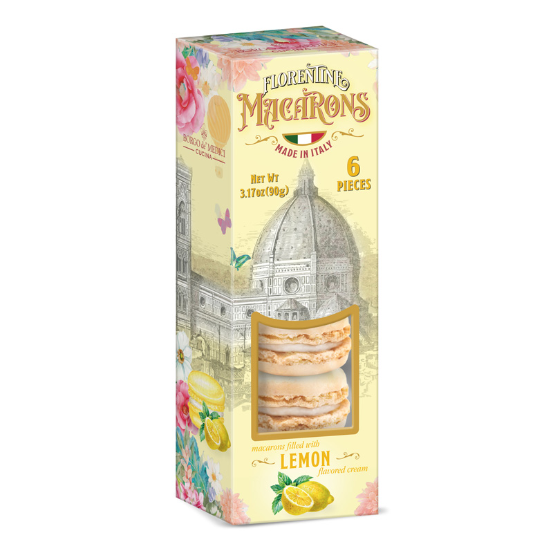 Borgo de Medici Lemon Florentine Macarons 90g