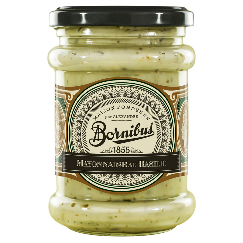 Bornibus Mayonnaise with Basil 210g