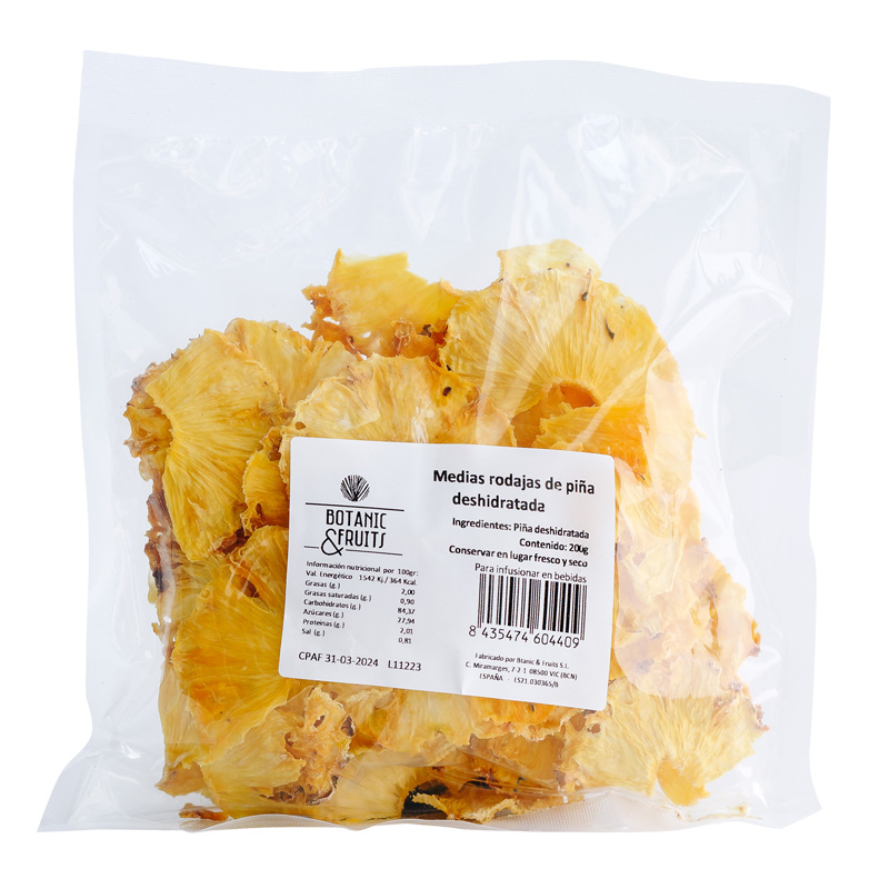 Botanic & Fruits Dried Pineapple Half Slices 200g