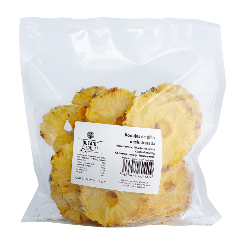 Botanic & Fruits Dried Pineapple Wheels 200g