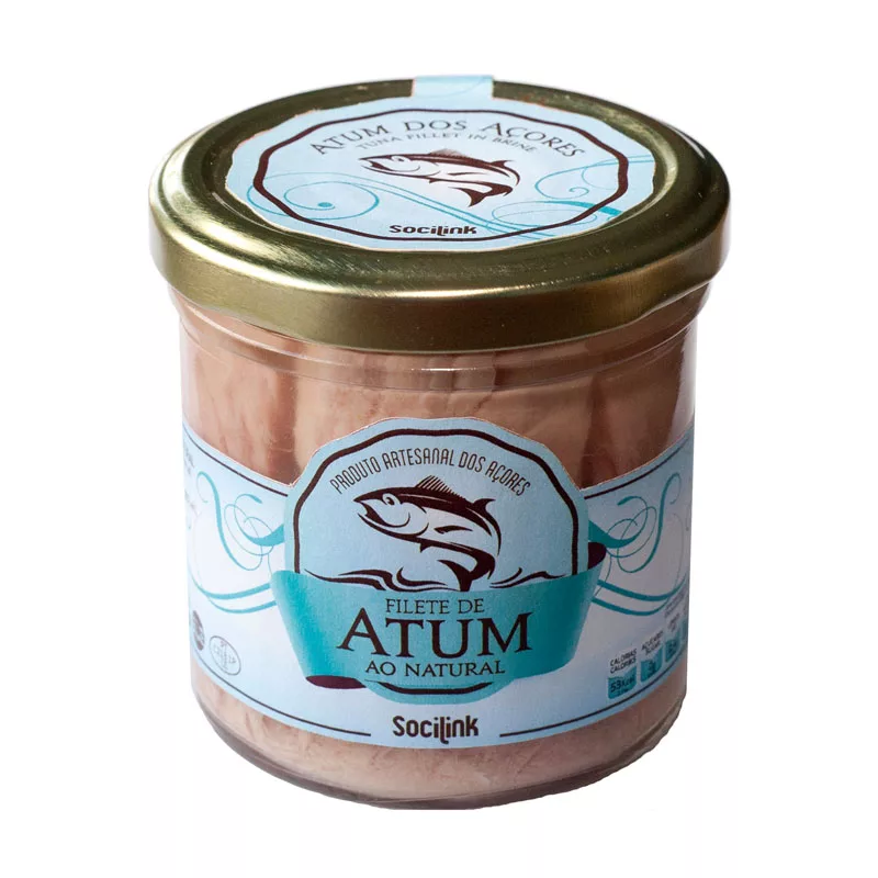bySocilink Azorean Tuna Fillet in Brine Jar 150g