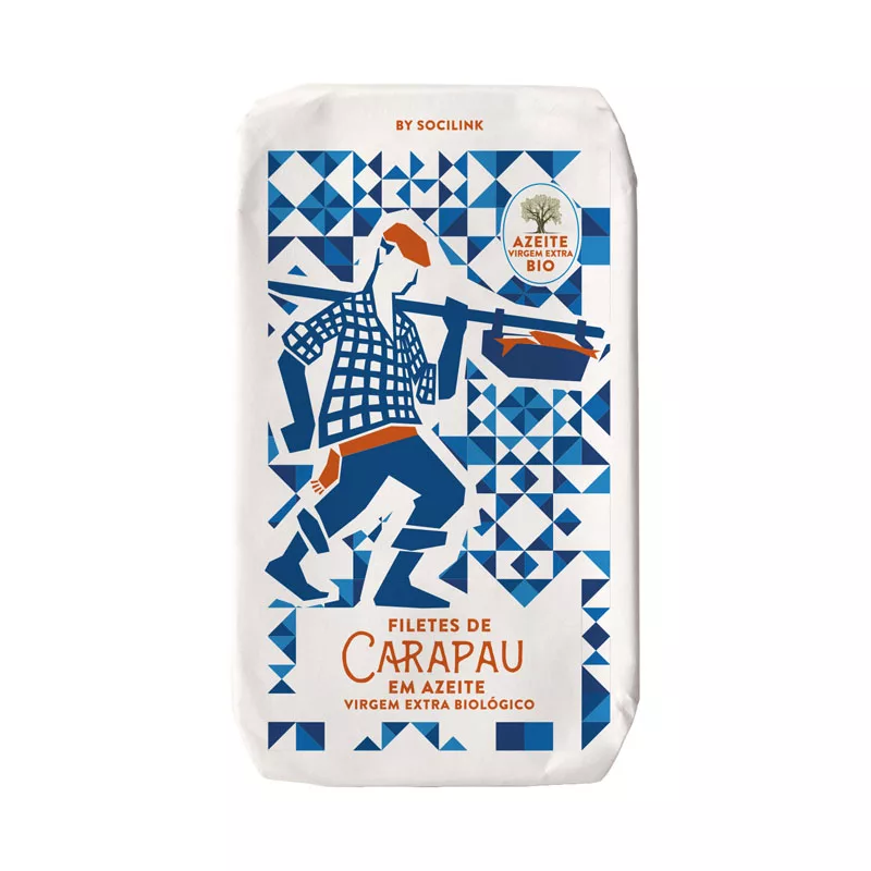 bySocilink Horse Mackerel Fillets in Organic Extra Virgin Olive Oil 120g