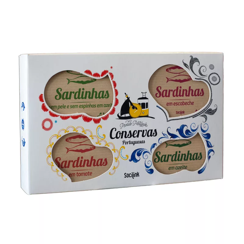bySocilink No.03 Canned Sardines Set 4x120g
