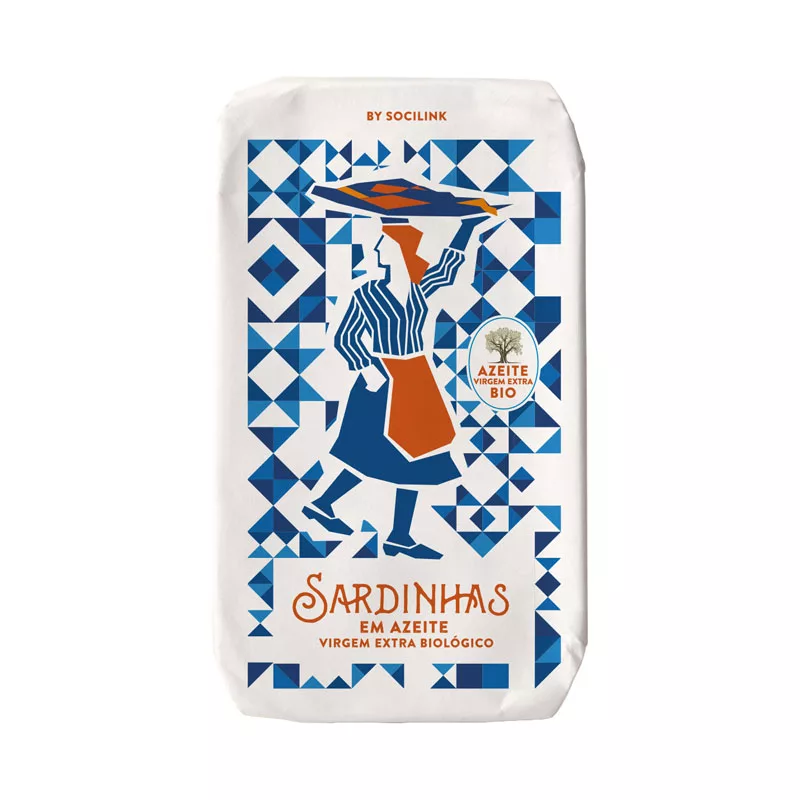 bySocilink Sardines in Organic Extra Virgin Olive Oil 120g