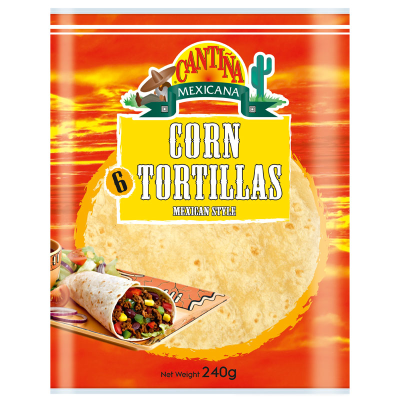 Cantina Mexicana Corn Tortillas for Wraps 240g