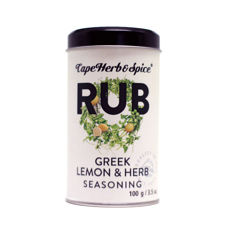 Cape Herb & Spice Greek Lemon Herb Rub Seasoning 100g