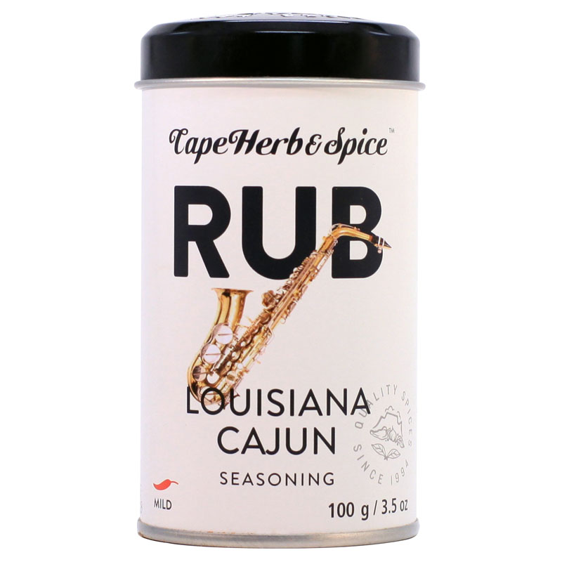 Cape Herb & Spice Louisiana Cajun Seasoning Rub 100g