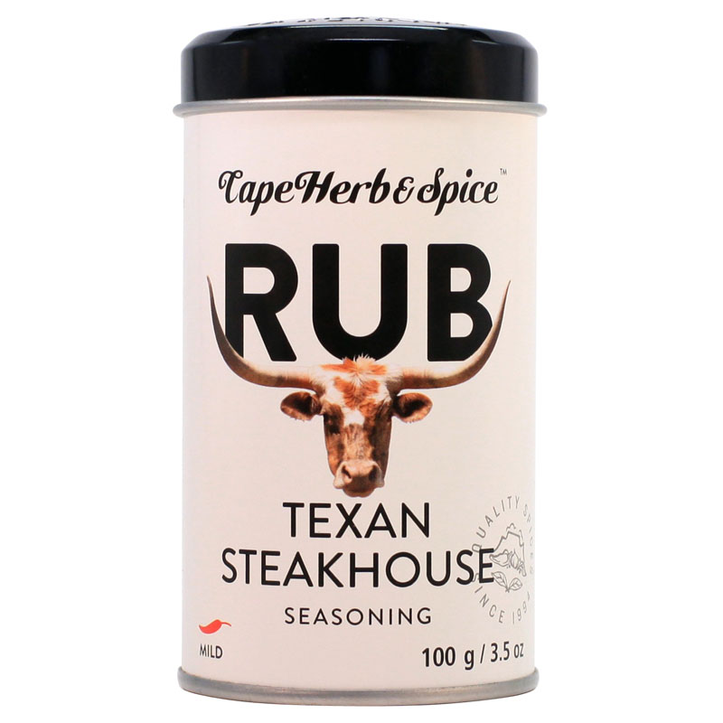 Cape Herb & Spice Rub Texan Steakhouse Seasoning 100g