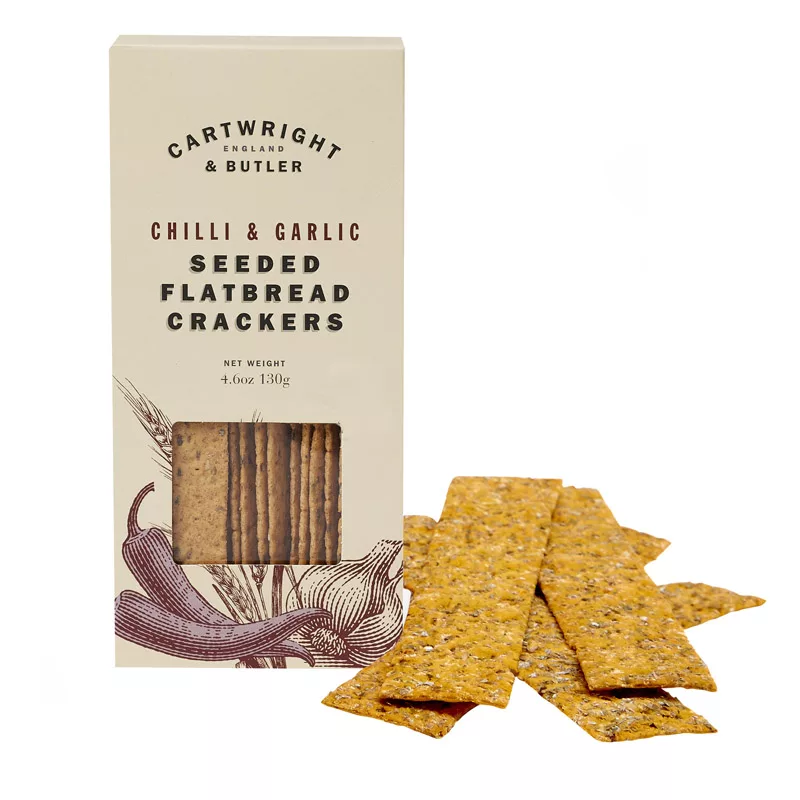 Cartwright & Butler Chilli & Garlic Flatbread 130g