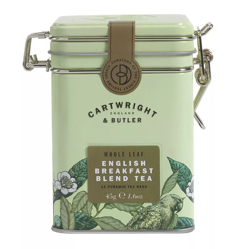 Cartwright & Butler English Breakfast Pyramid Tea Bags Tin 45g