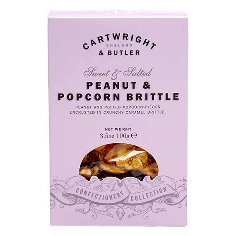Cartwright & Butler Peanut & Popcorn Brittle 100g