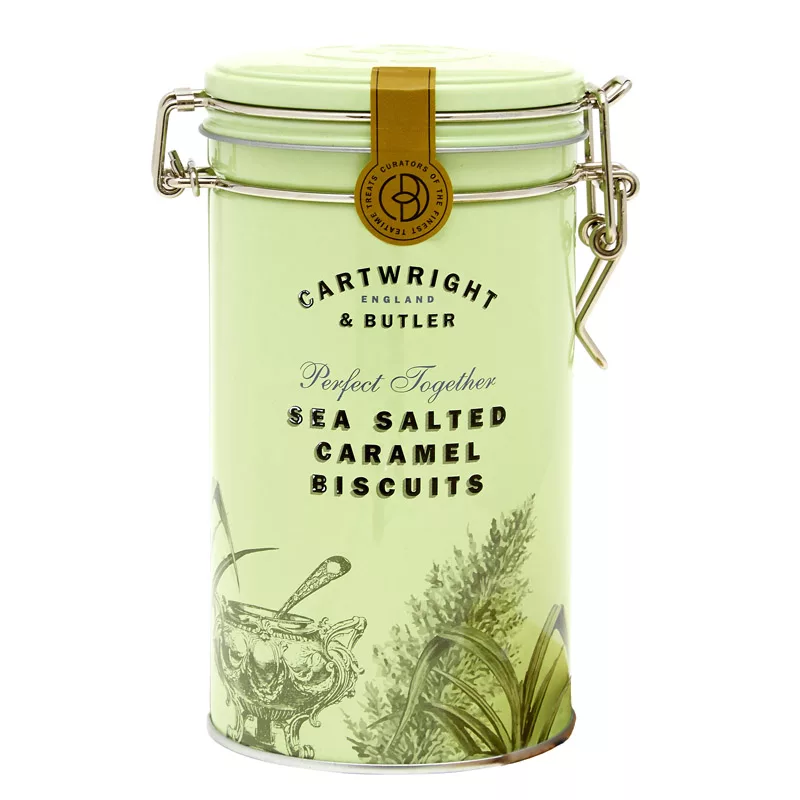 Cartwright & Butler Sea Salted Caramel Biscuits Tin 200g