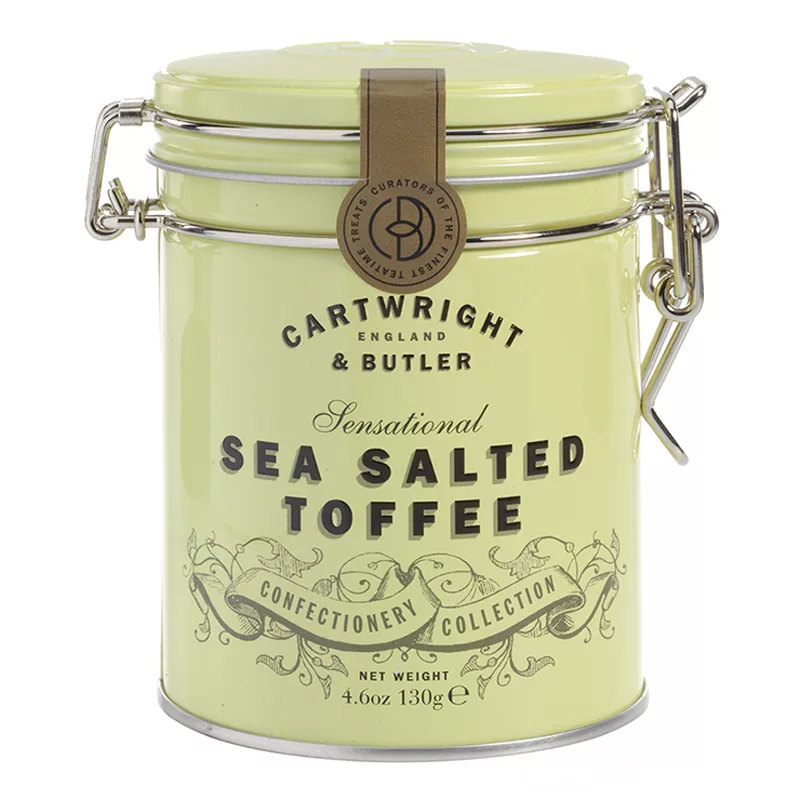 Cartwright & Butler Sea Salted Toffees Tin 130g
