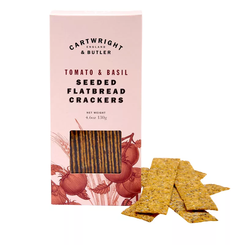 Cartwright & Butler Tomato and Basil Flatbread 130g