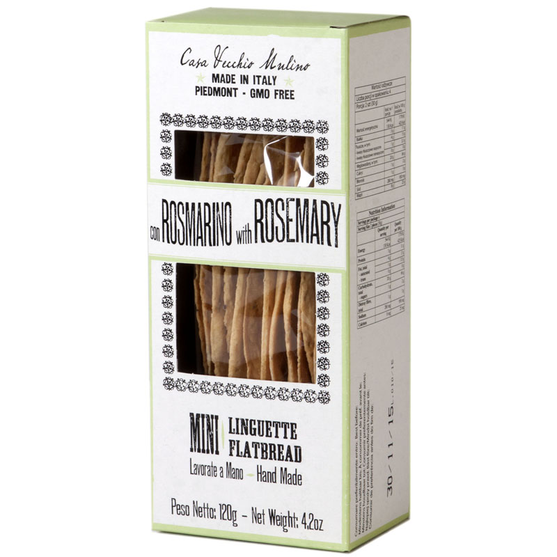 Casa Vecchio Mulino Mini Flatbread with Rosemary 120g