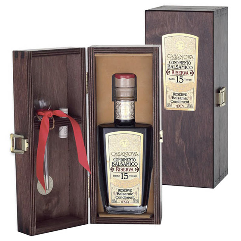 Casanova Balsamic Condiment Riserva 15 Years Wooden Box 250ml