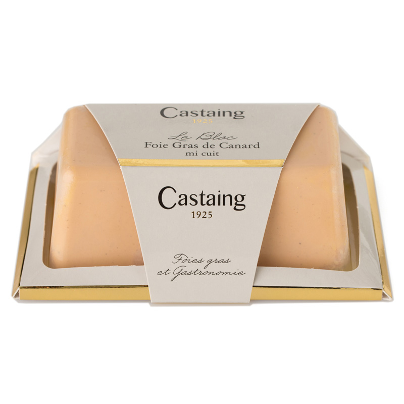 Castaing Block of Duck Liver Tray 200g