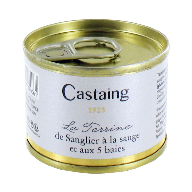Castaing Boar with 5 Berries Pepper Pâté 67g