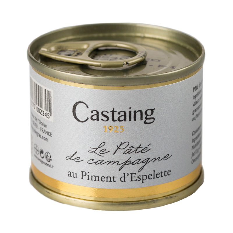 Castaing Country Pâté with Espelette Pepper 67g