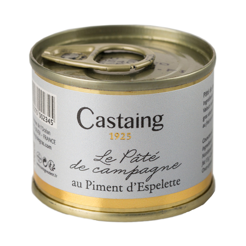 Castaing Duck Rillettes with Espelette Pepper 67g