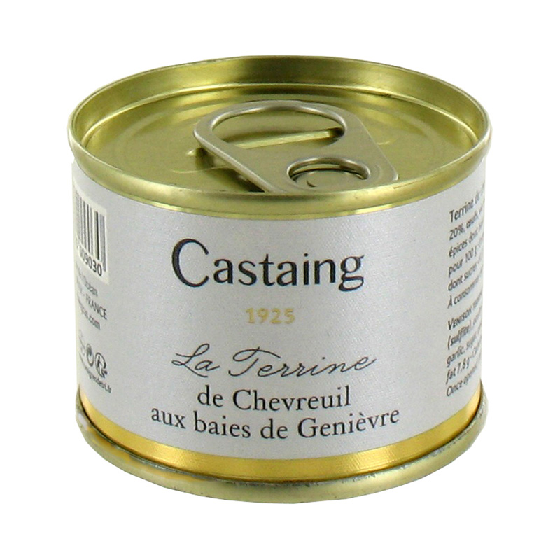 Castaing Venison Terrine with Juniper Berries 67g