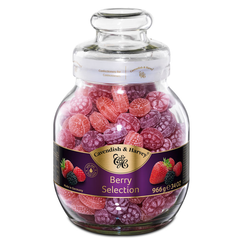 Cavendish & Harvey Berry Selection Sweets Large Jar 966g