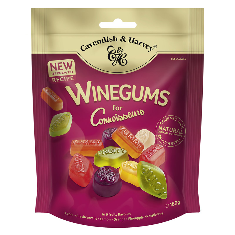 Cavendish & Harvey Winegums for Connoisseurs 180g