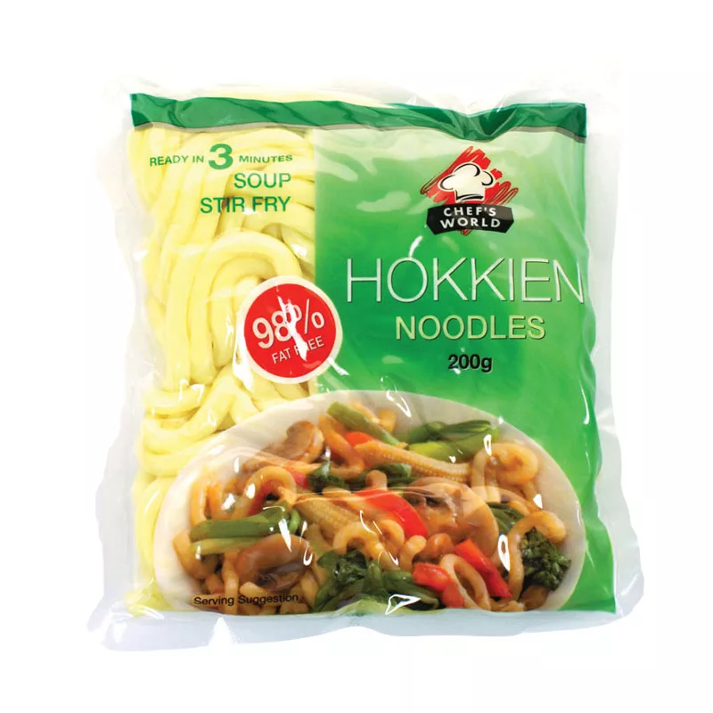 Chef's World Hokkien Noodles 200g