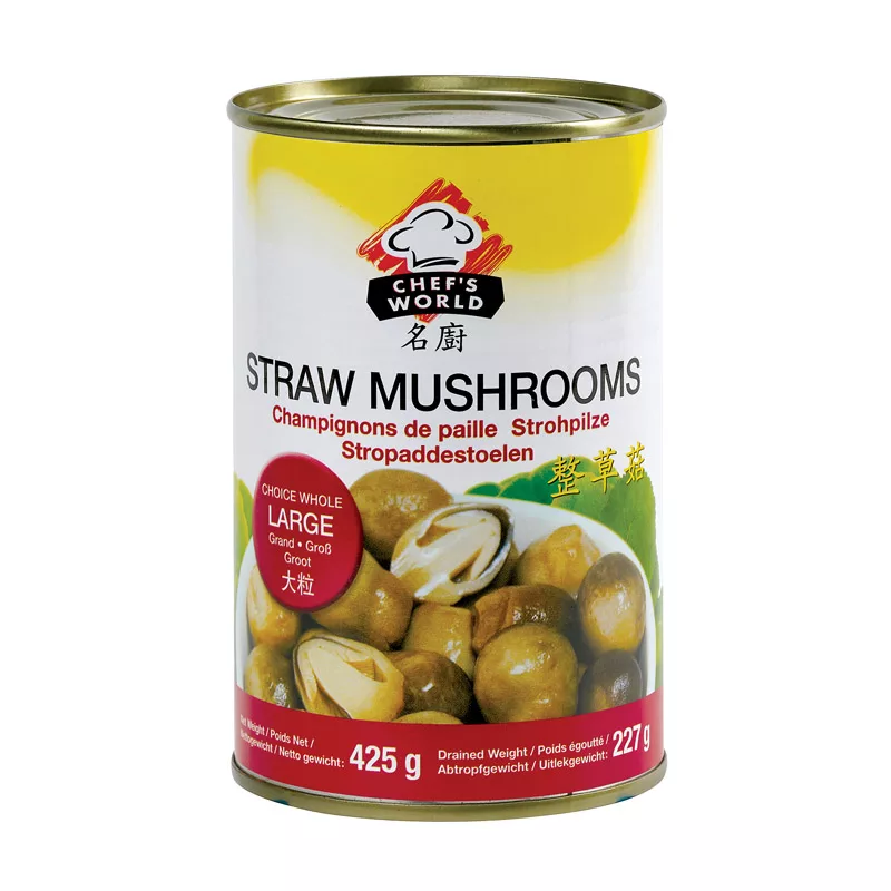 Chef's World Straw Mushroom 425g