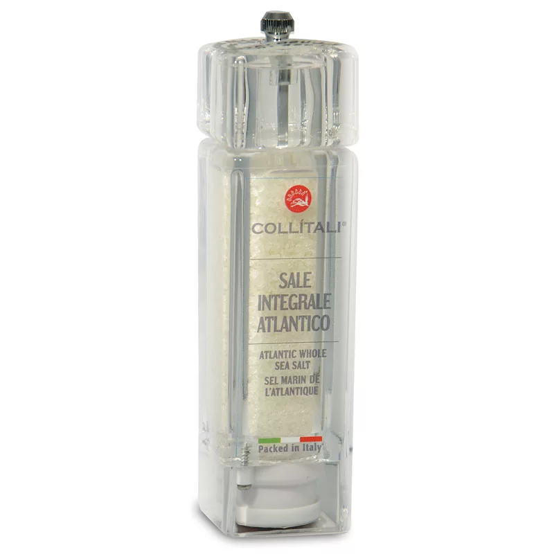 Collitali Atlantic Whole Sea Salt Small Square Grinder 86g