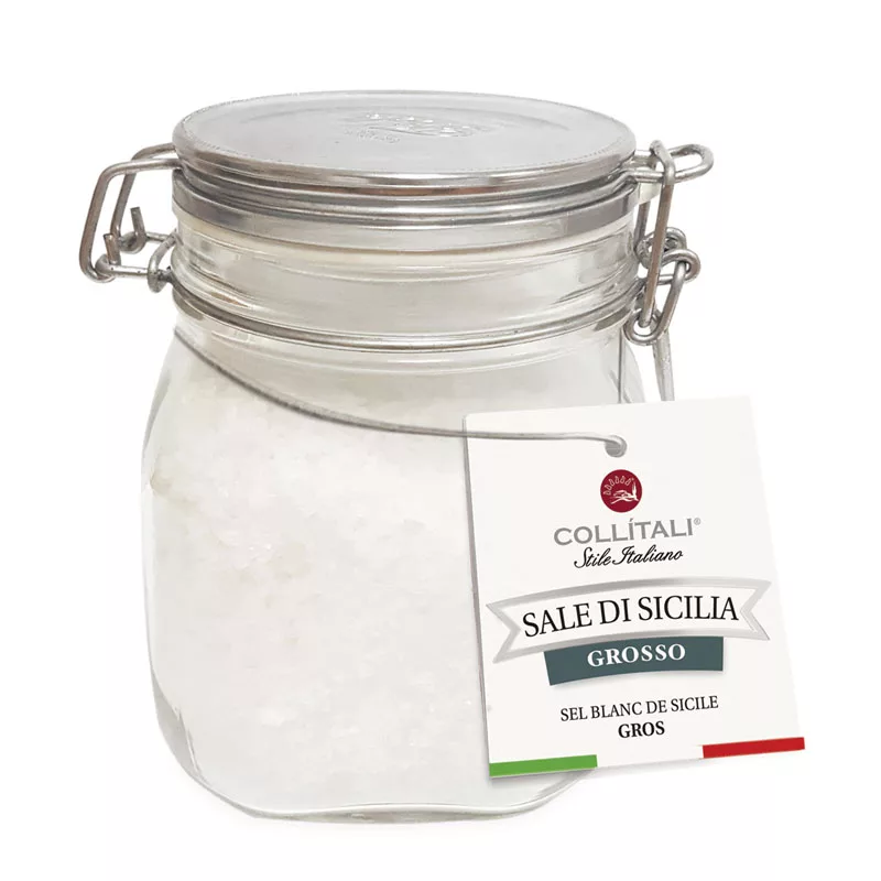 Collitali Coarse Sicily Salt Big Jar 860g
