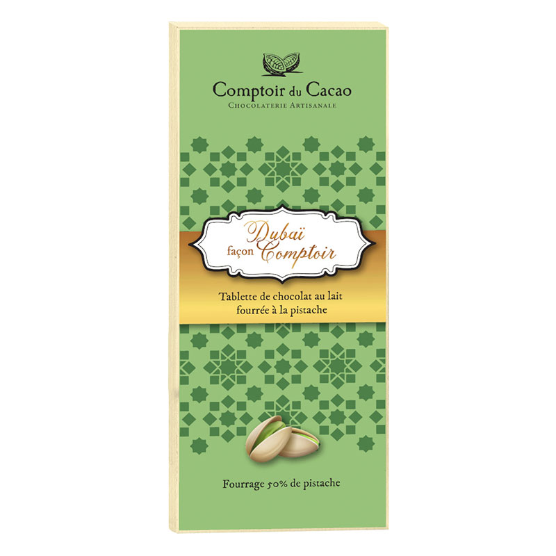 Comptoir du Cacao Dubai Style Chocolate Bar 100g