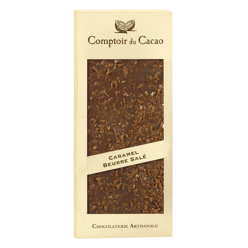 Comptoir du Cacao Milk Chocolate Tablet Salted Butter Caramel 90g