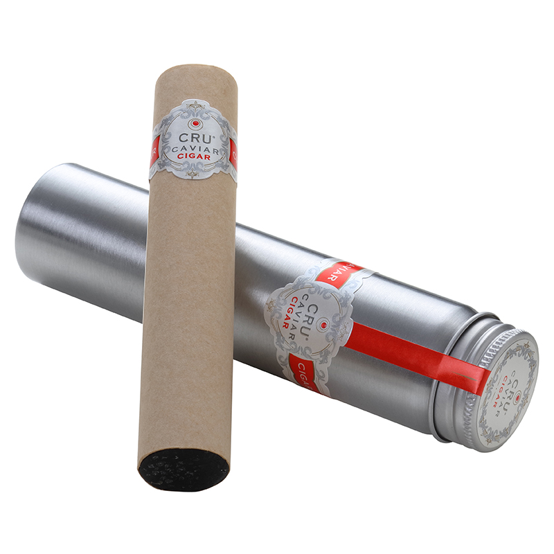 CRU Caviar Cigar Pressed Caviar Aluminium Case 50g