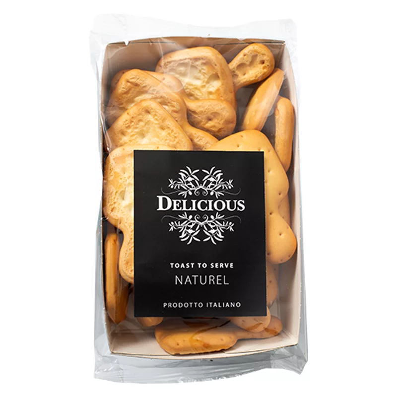Delicious Natural Toasts to Serve 70g