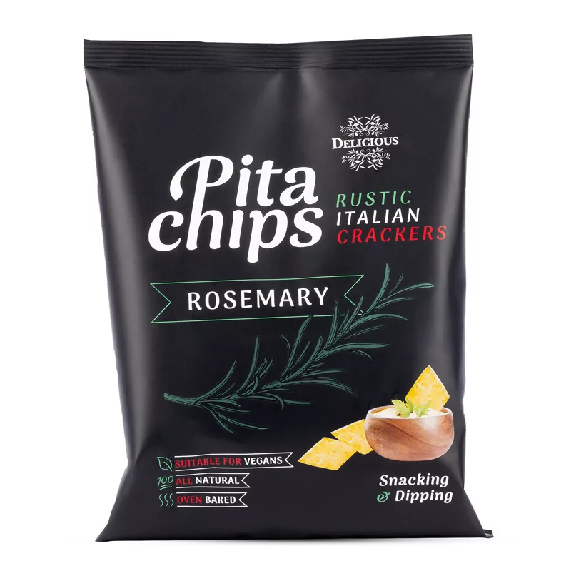 Delicious Pita Chips Rosemary 80g