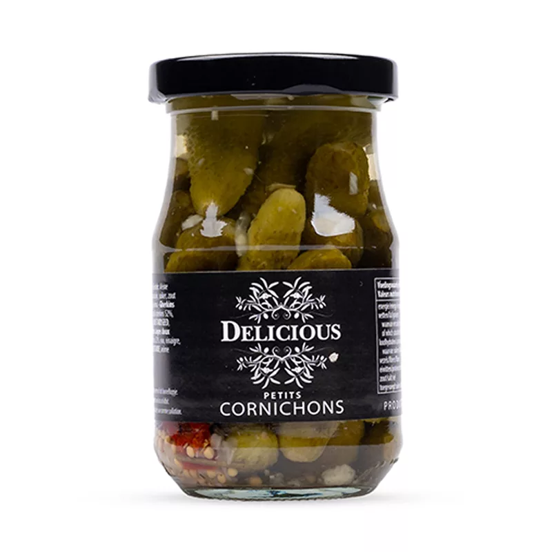 Delicious Sweet and Sour Cornichons 190g