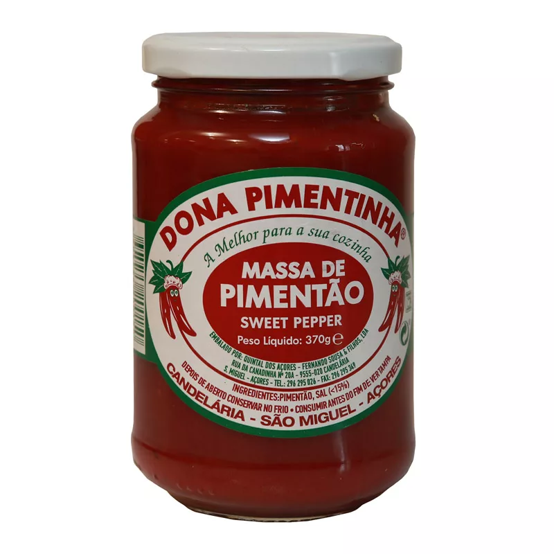 Dona Pimentinha Salted Sweet Pepper Pulp 370g