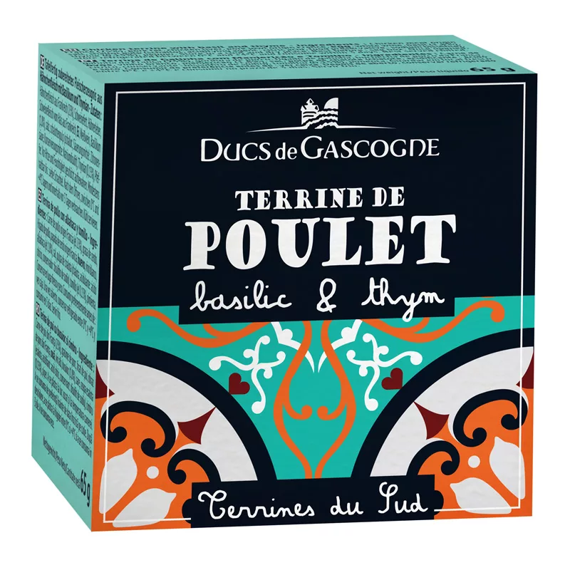 Ducs de Gascogne Chicken Terrine Basil Thyme 65g
