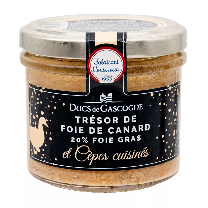 Ducs de Gascogne Duck Foie Gras Trésor with Porcini Mushrooms 90g
