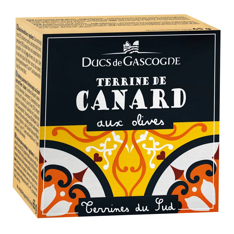 Ducs de Gascogne Duck Terrine with Olives 65g